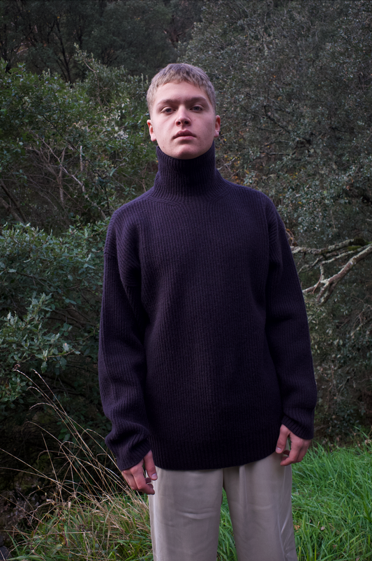 25AW TURTLE NECK CLOUD SWEATER