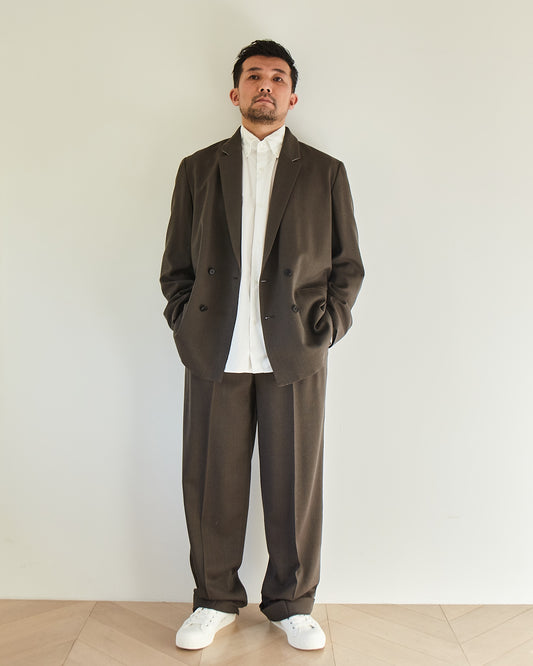 24AW TRAVEL PANTS/HARD TWISTED WOOL MESH
