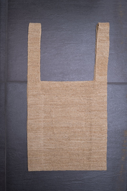 RAFFIA SHOPPING BAG
