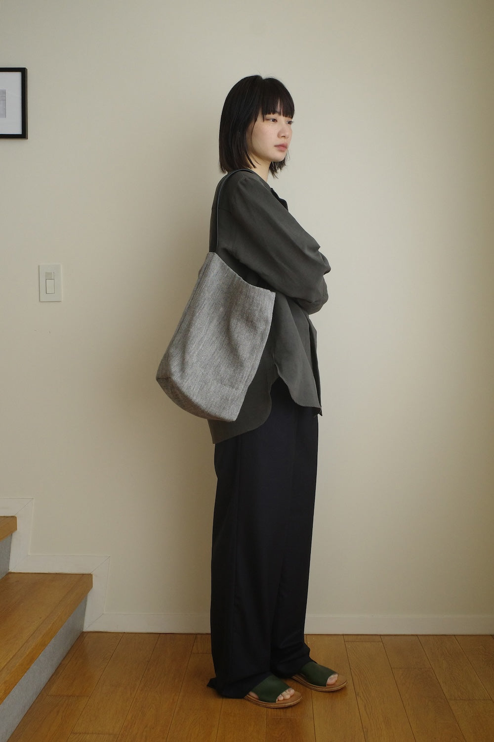 SEYAxISAAC REINA LINEN CHASEN HOBO / MEDIUM