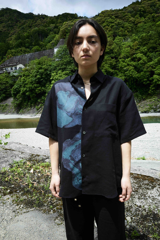 25SS ETERNAL SUMMER SHIRT/COTTON GEORGETTE W/ PRINT