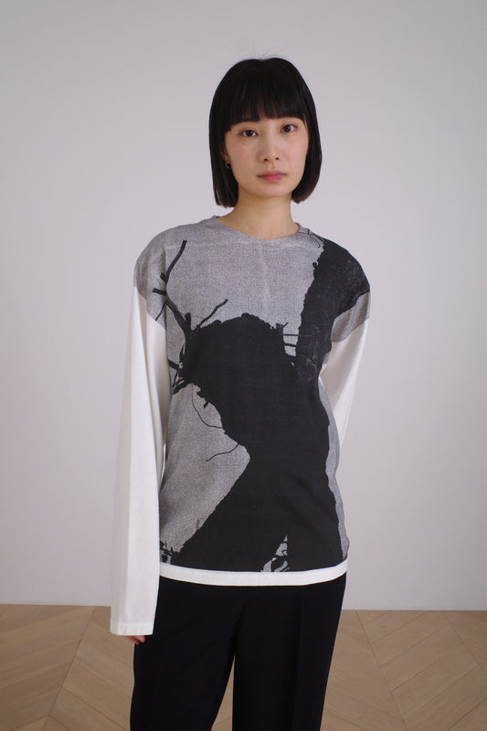 PHOTO LONG T- TREE /FINE PIMA JERSEY
