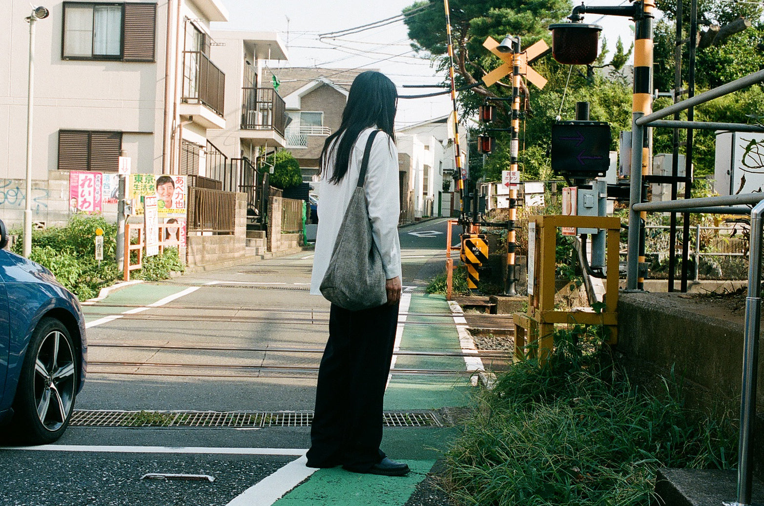 ISAAC REINA X seya. CHASEN BAG /LINEN MULTI HANDLE HOBO / LARGE
