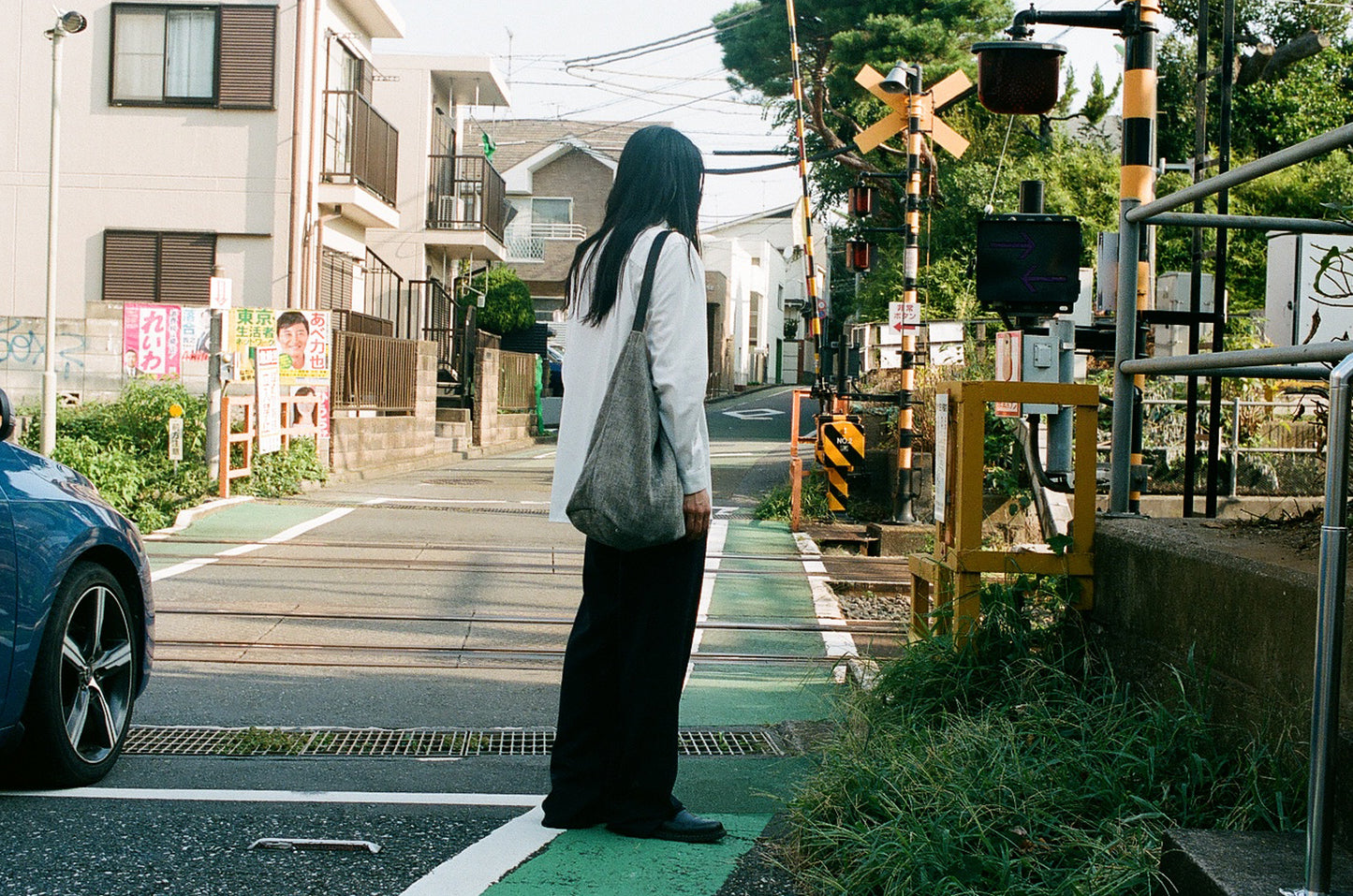 ISAAC REINA X seya.  CHASEN BAG /LINEN MULTI HANDLE HOBO   / LARGE