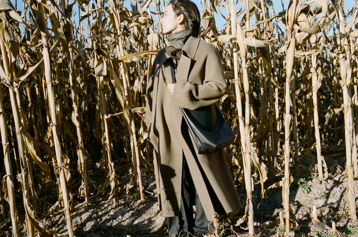 DOUBLE FACE COAT/UNDYED YAK