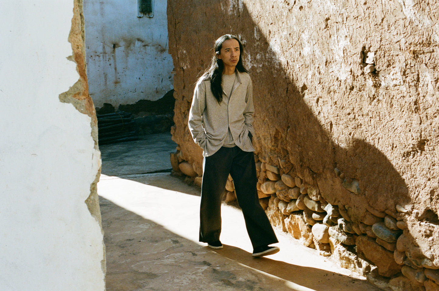 SUNDAY LONG T/UNDYED YAK JERSEY