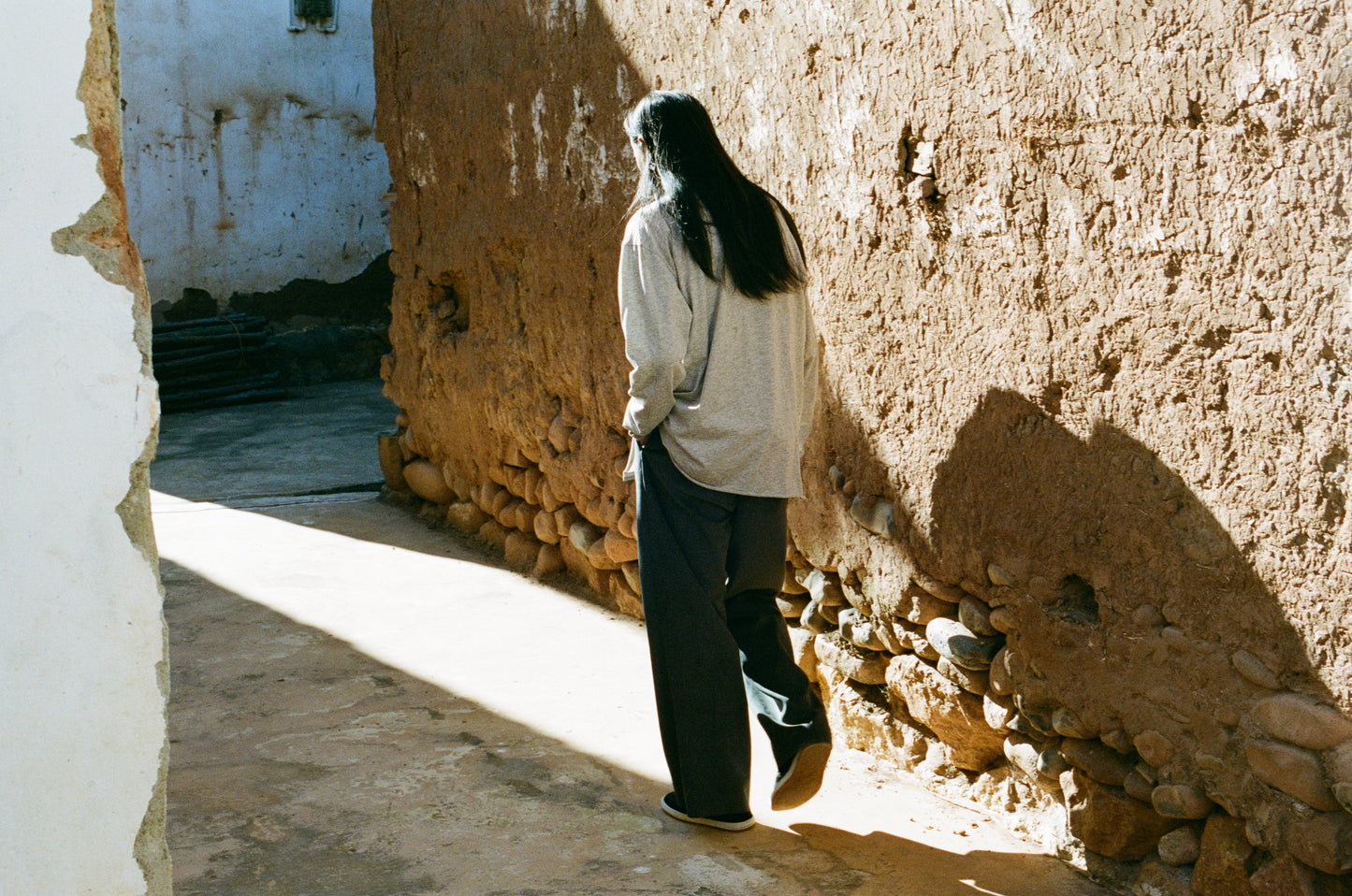 SUNDAY LONG T/UNDYED YAK JERSEY