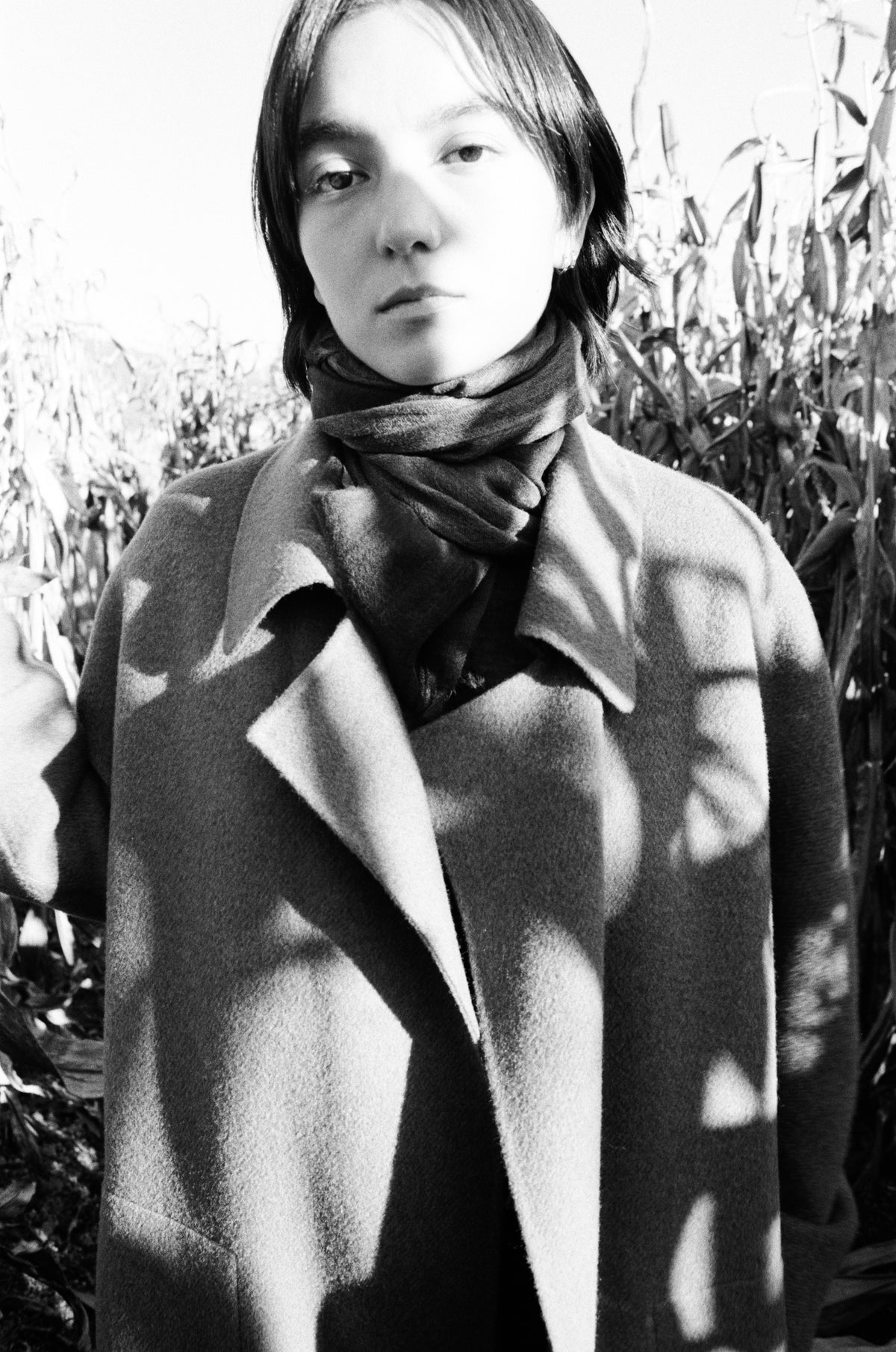 DOUBLE FACE COAT/UNDYED YAK