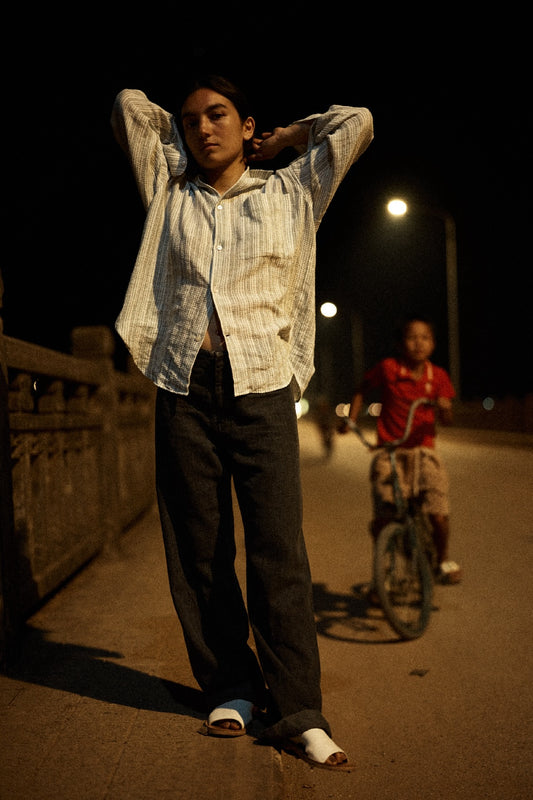 TOFU JEANS/ LINEN DENIM