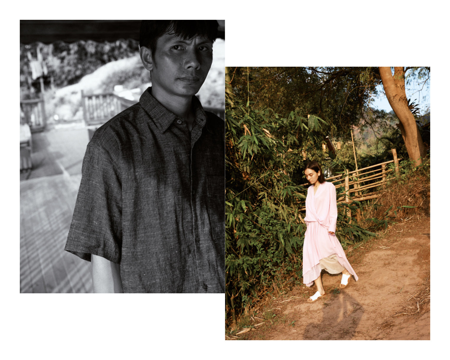 【seya. / セヤ】VOYAGE BLOUSE Seya Voyage Over Shirt Fine Brushed Silk Wool Green Bean – Neighbour