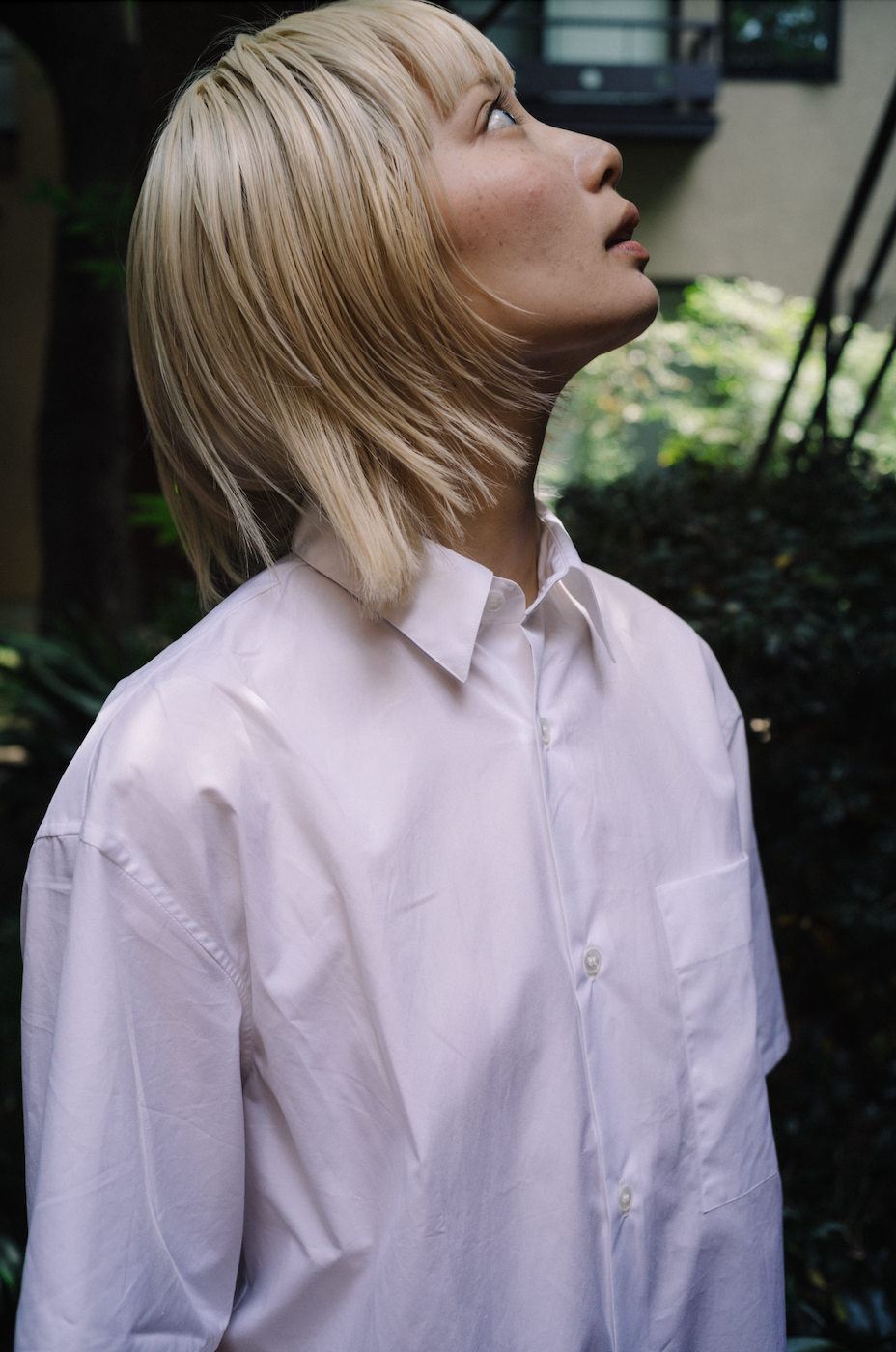 ETERNAL SUMMER SHIRT WHITE / MICRO BRUSHED COTTON – seya-voyage ETERNAL SUMMER SHIRT WHITE / MICRO BRUSHED COTTON – seya-voyage