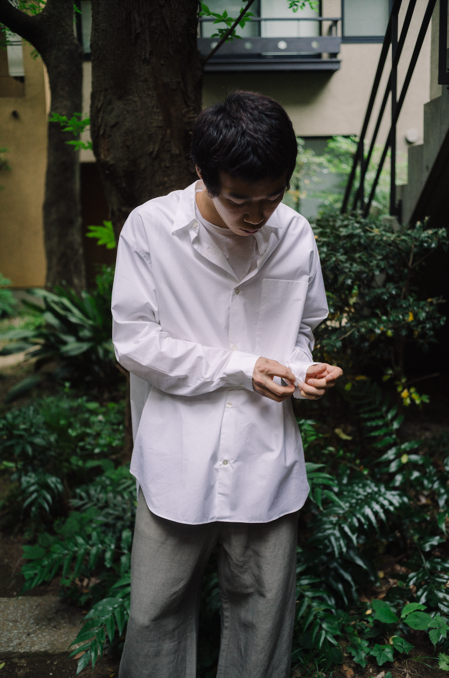 ETERNAL SHIRT WHITE / MICRO BRUSH COTTON – seya-voyage