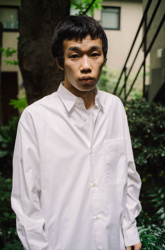 ETERNAL SHIRT WHITE / MICRO BRUSH COTTON