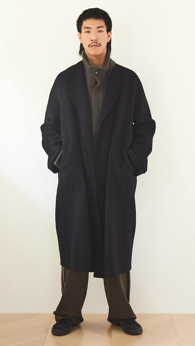 25AW DOUBLE FACE CHRIS COAT/CASHMERE BLENDED MERINO WOOL