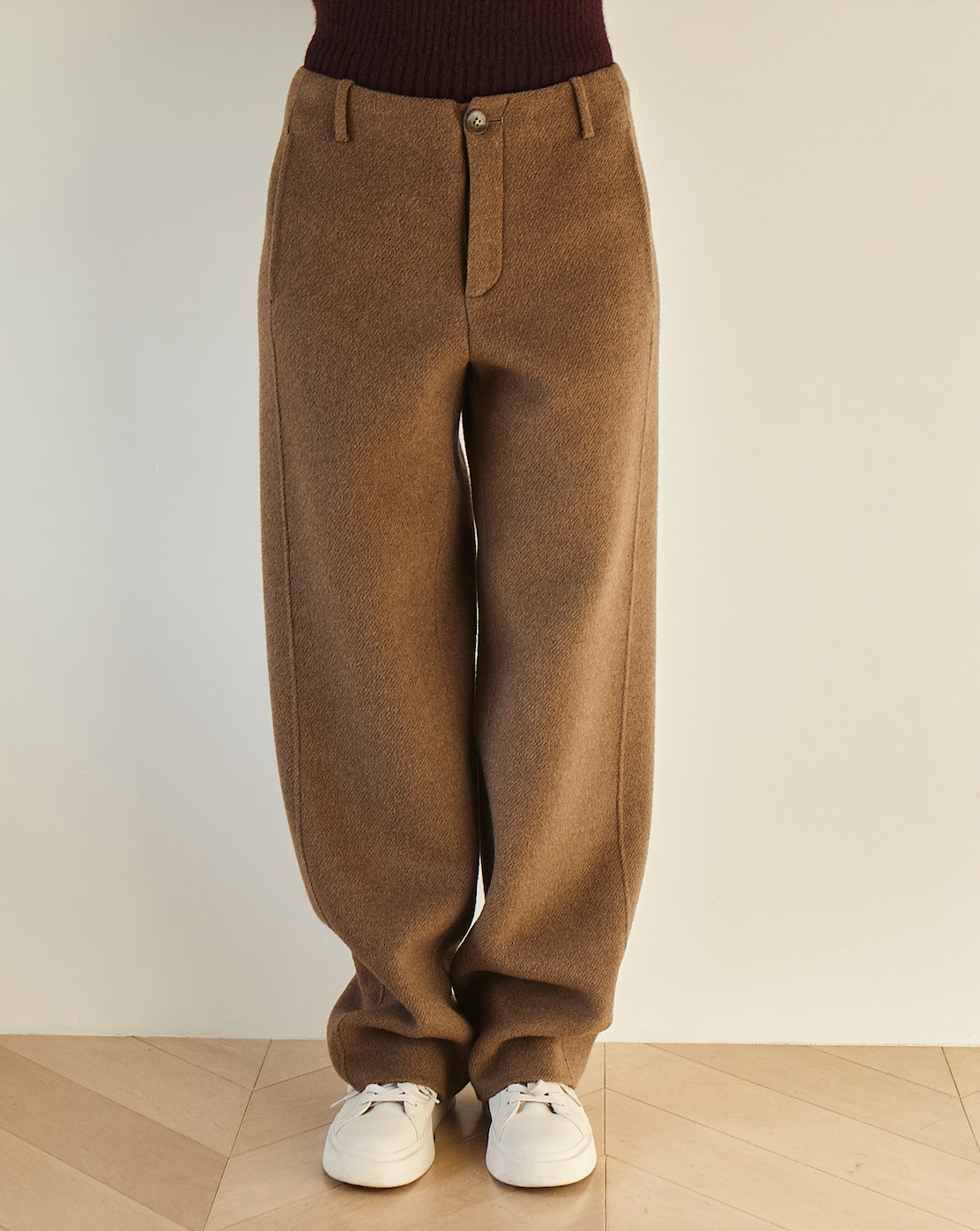 DOUBLE FACE YAK TROUSERS /UNDYED YAK