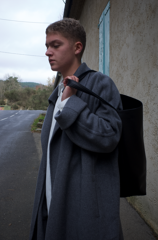 25AW DOUBLE FACE MARCEL COAT / SILK BLENDED MERINO WOOL