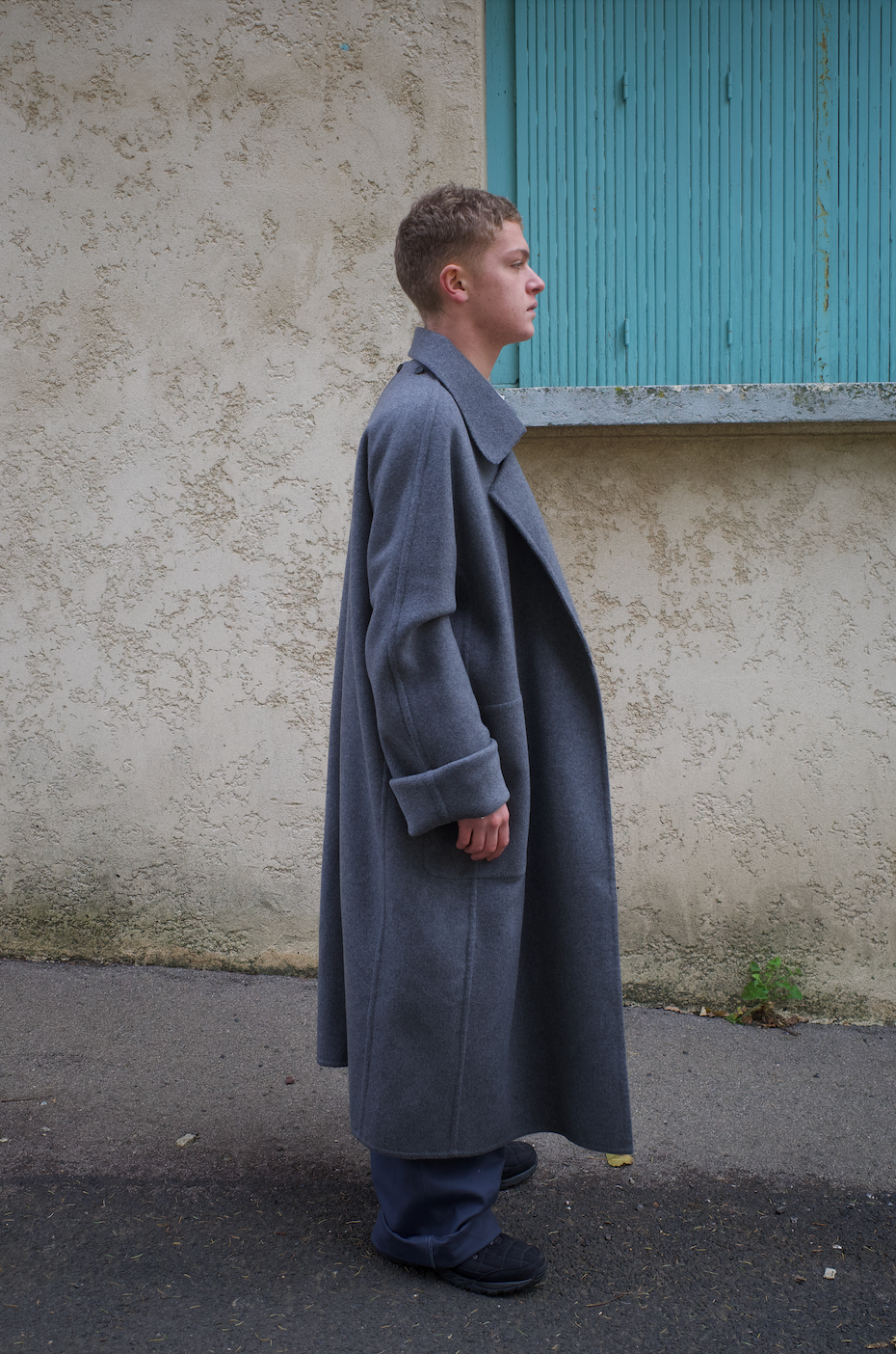 25AW DOUBLE FACE MARCEL COAT / SILK BLENDED MERINO WOOL