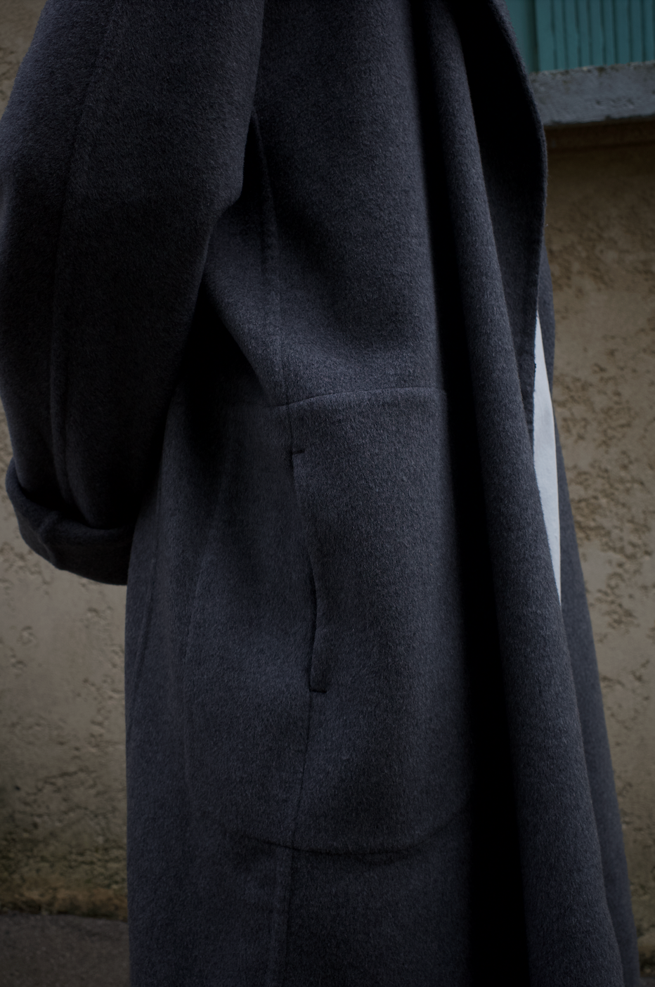 25AW DOUBLE FACE MARCEL COAT / SILK BLENDED MERINO WOOL
