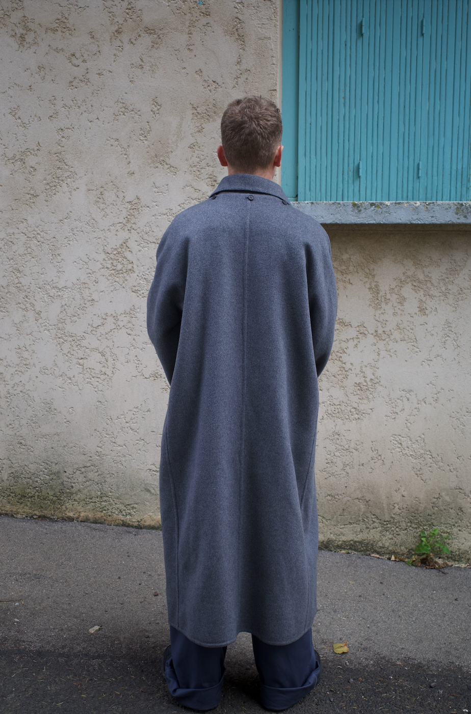 25AW DOUBLE FACE MARCEL COAT / SILK BLENDED MERINO WOOL