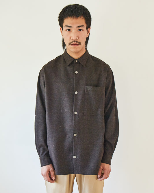 24AW ETERNAL SHIRT / FINE GRAINED TWEED