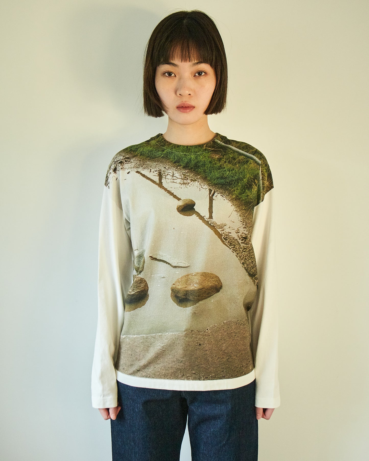 24AW PRINTED LONG T-SHIRT/CLASSIC JERSEY