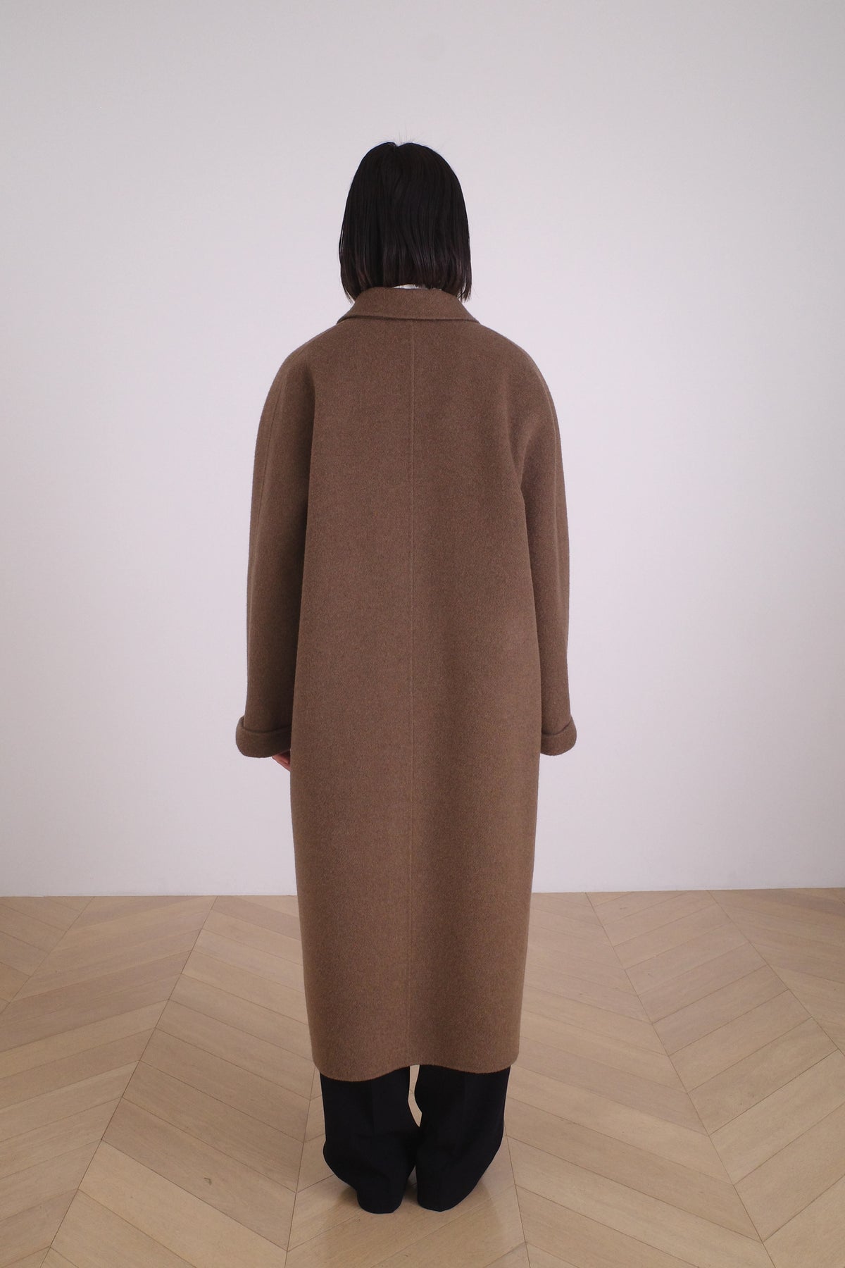 DOUBLE FACE COAT/UNDYED YAK