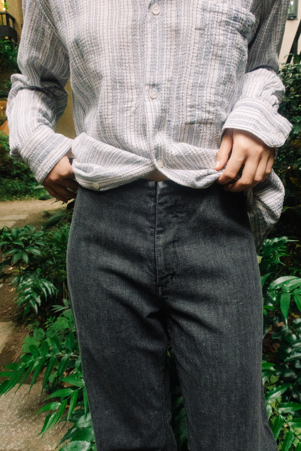 TOFU JEANS/ LINEN DENIM – seya-voyage