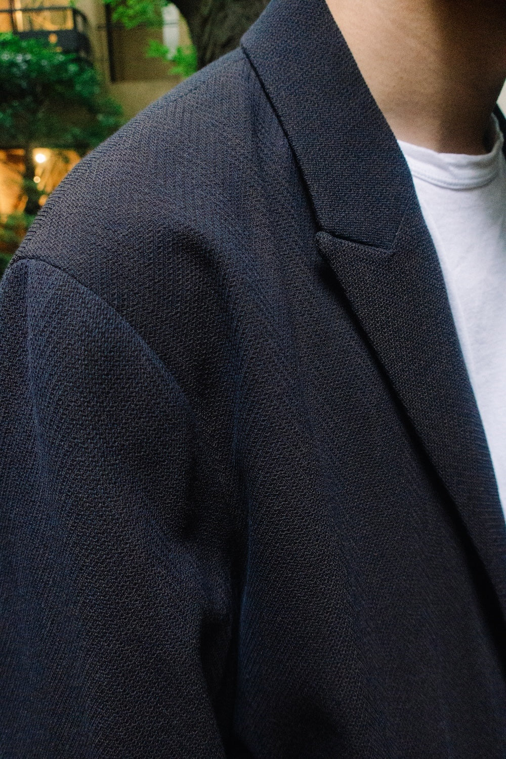 TRAVEL TAILORED  JACKET /SUMMER HERRINGBONE