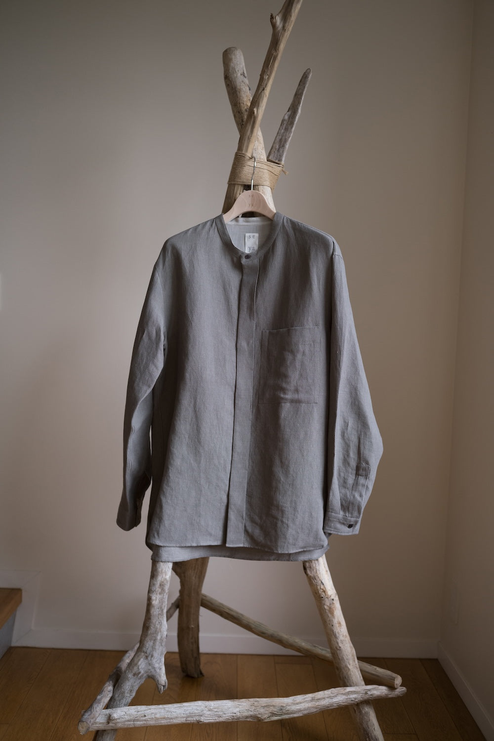 RIVERMAN OVERSHIRT/KERSEY CHAMBRAY LINEN