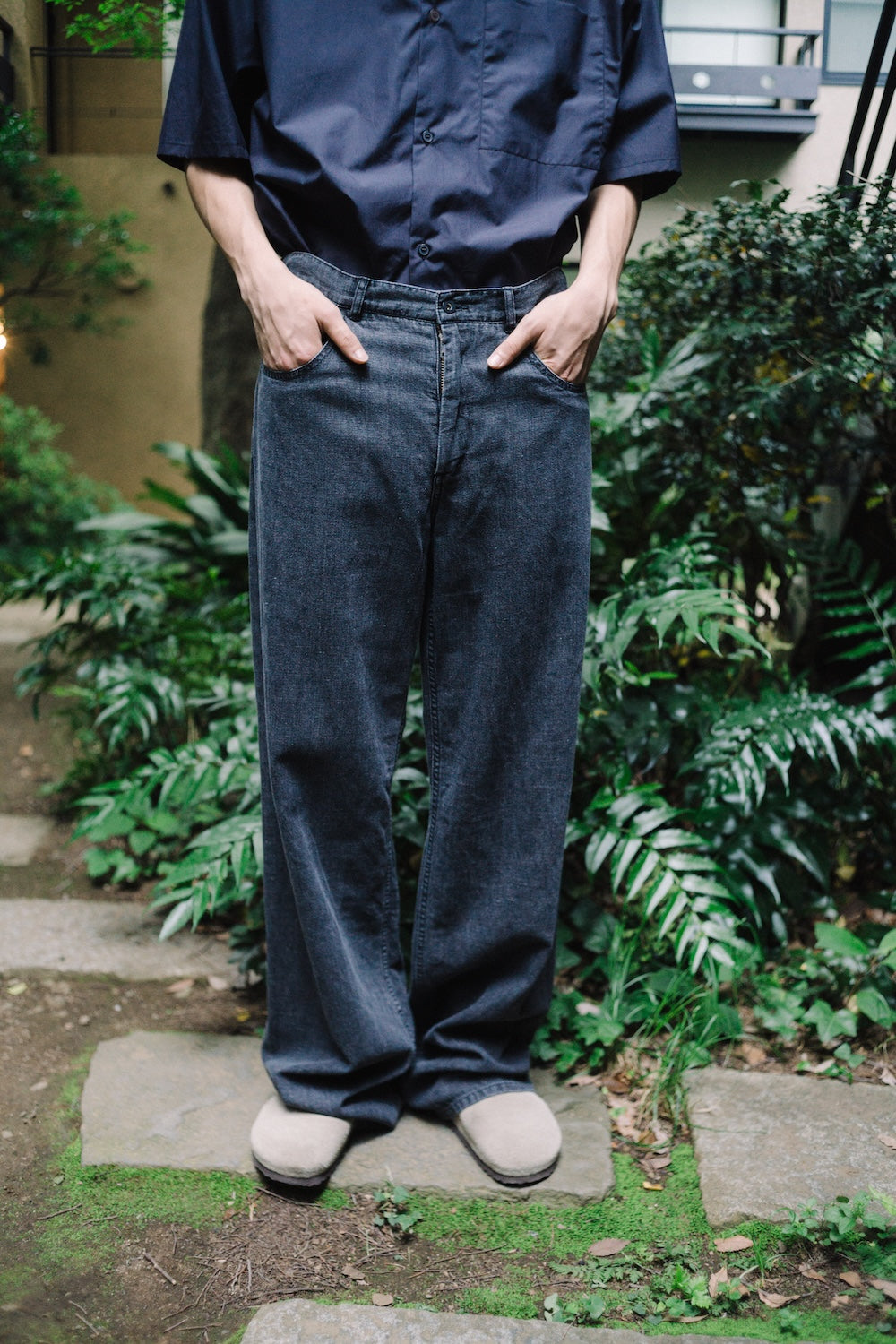 TOFU BROTHER JEANS /LINEN DENIM – seya-voyage TOFU BROTHER JEANS /LINEN DENIM – seya-voyage