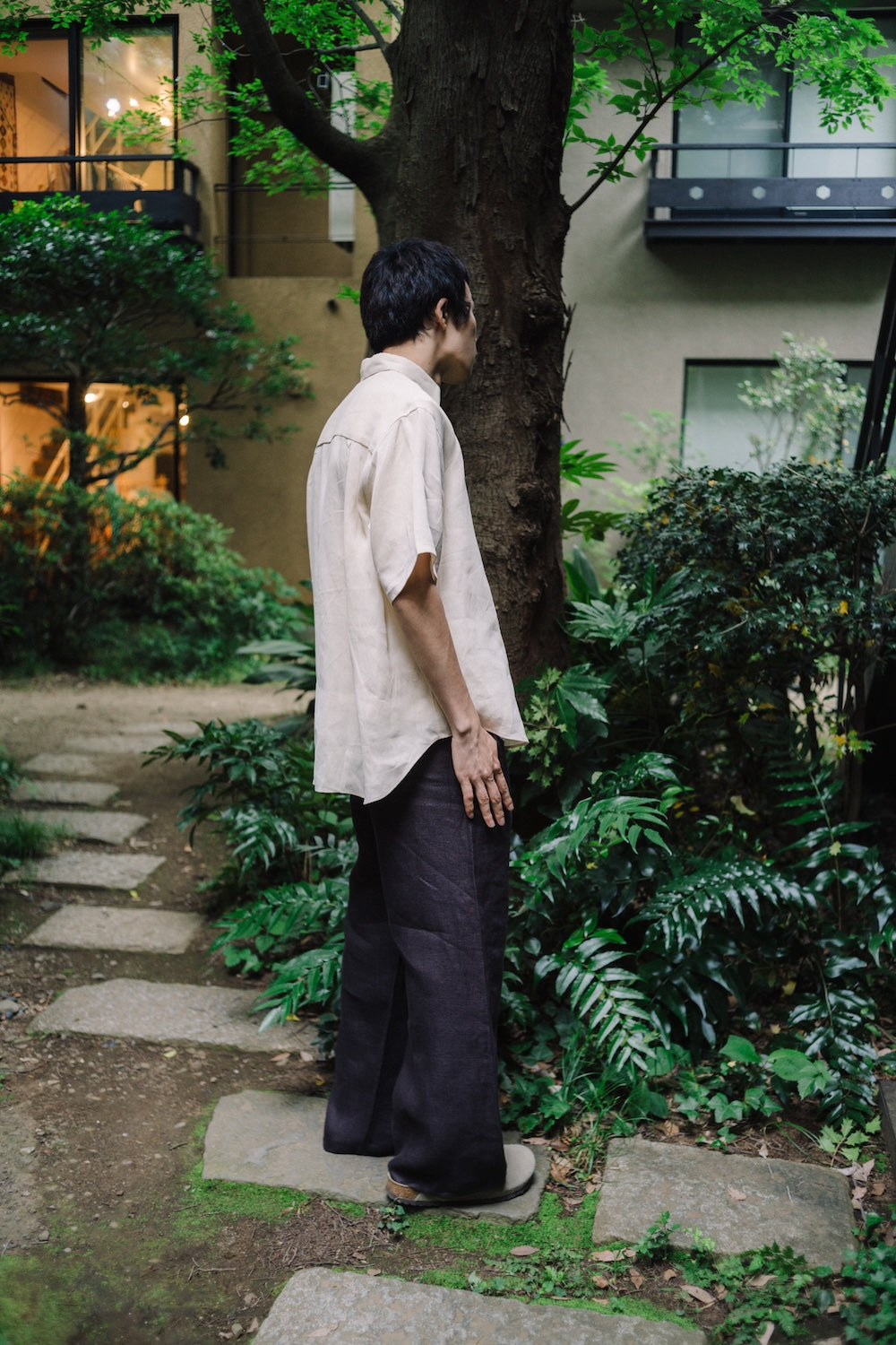 ETERNAL SUMMER SHIRT/CEDAR WOOD WASHI