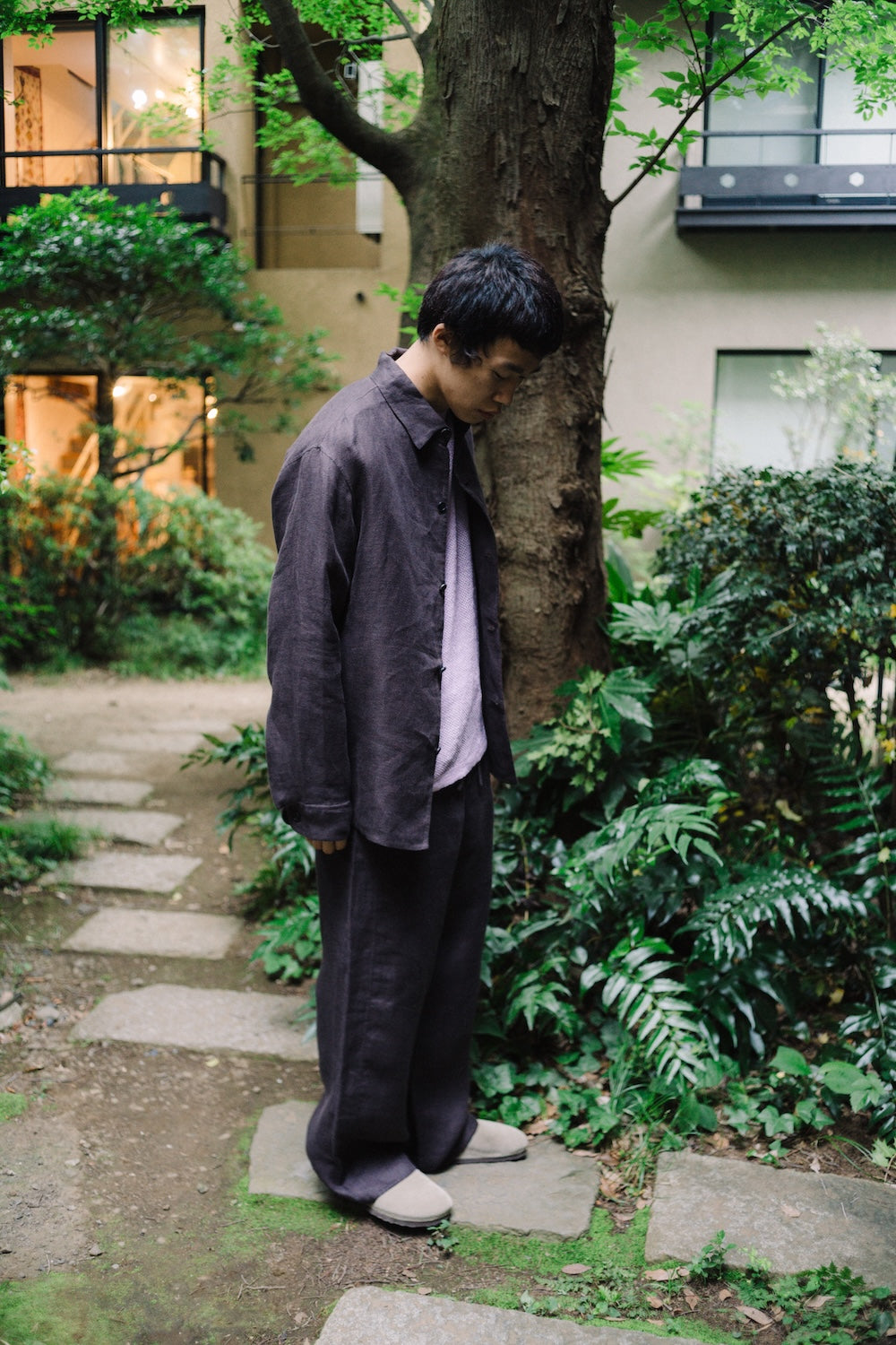 DOUBLE FACE OVERSHIRT/LEGACY LINEN
