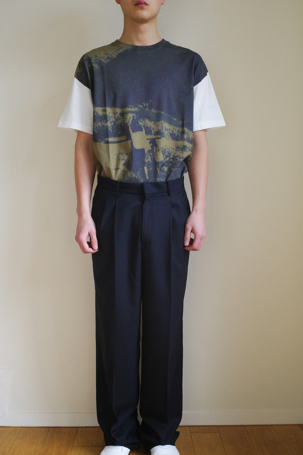 TRAVEL PANTS /REFINED CASHMERE SILK TWILL