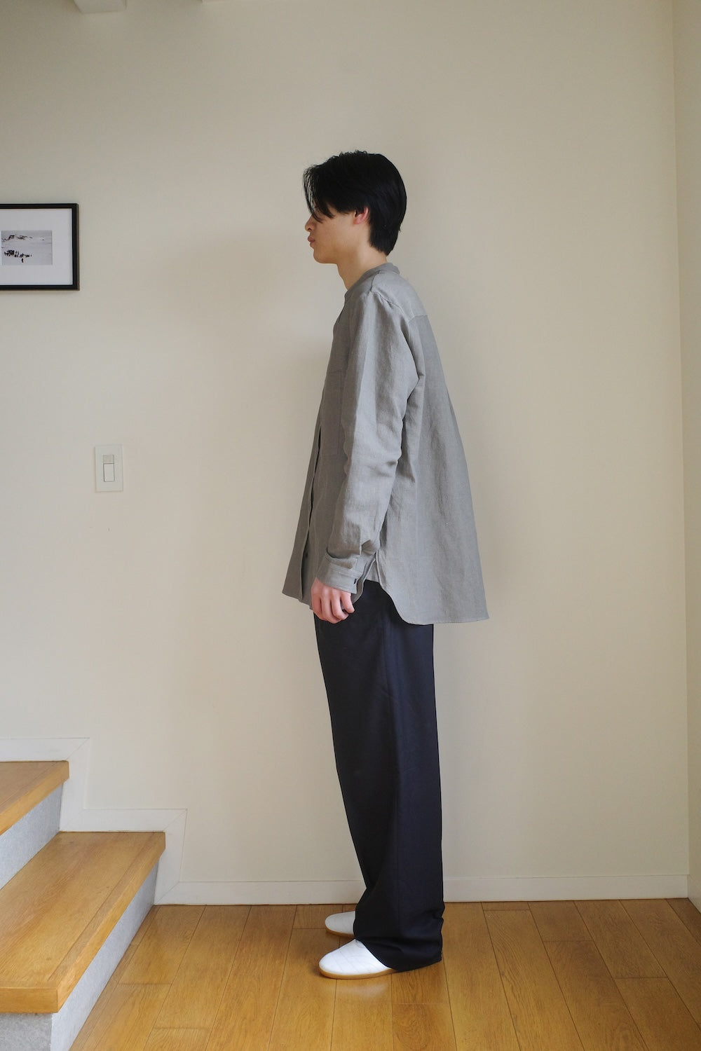 RIVERMAN OVERSHIRT/KERSEY CHAMBRAY LINEN