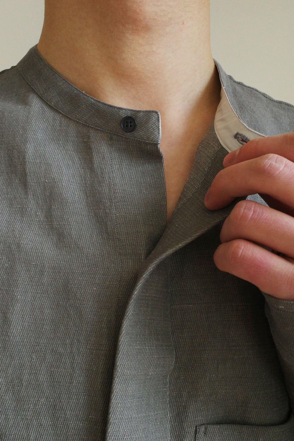 RIVERMAN OVERSHIRT/KERSEY CHAMBRAY LINEN