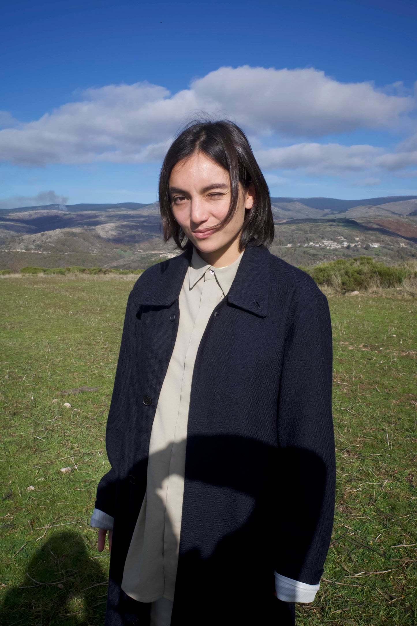 25AW RAYMOND HERRINGBONE AUTUMN COAT/VILLAGE HERRINGBONE