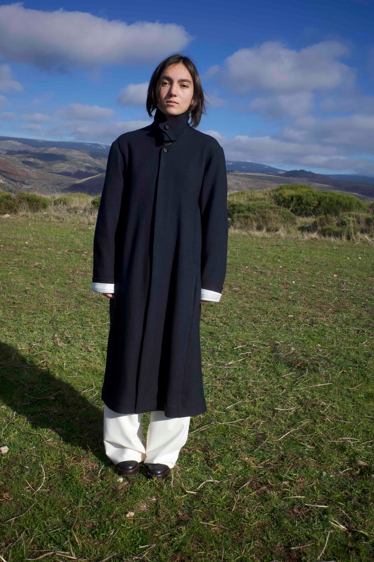 25AW RAYMOND HERRINGBONE AUTUMN COAT/VILLAGE HERRINGBONE