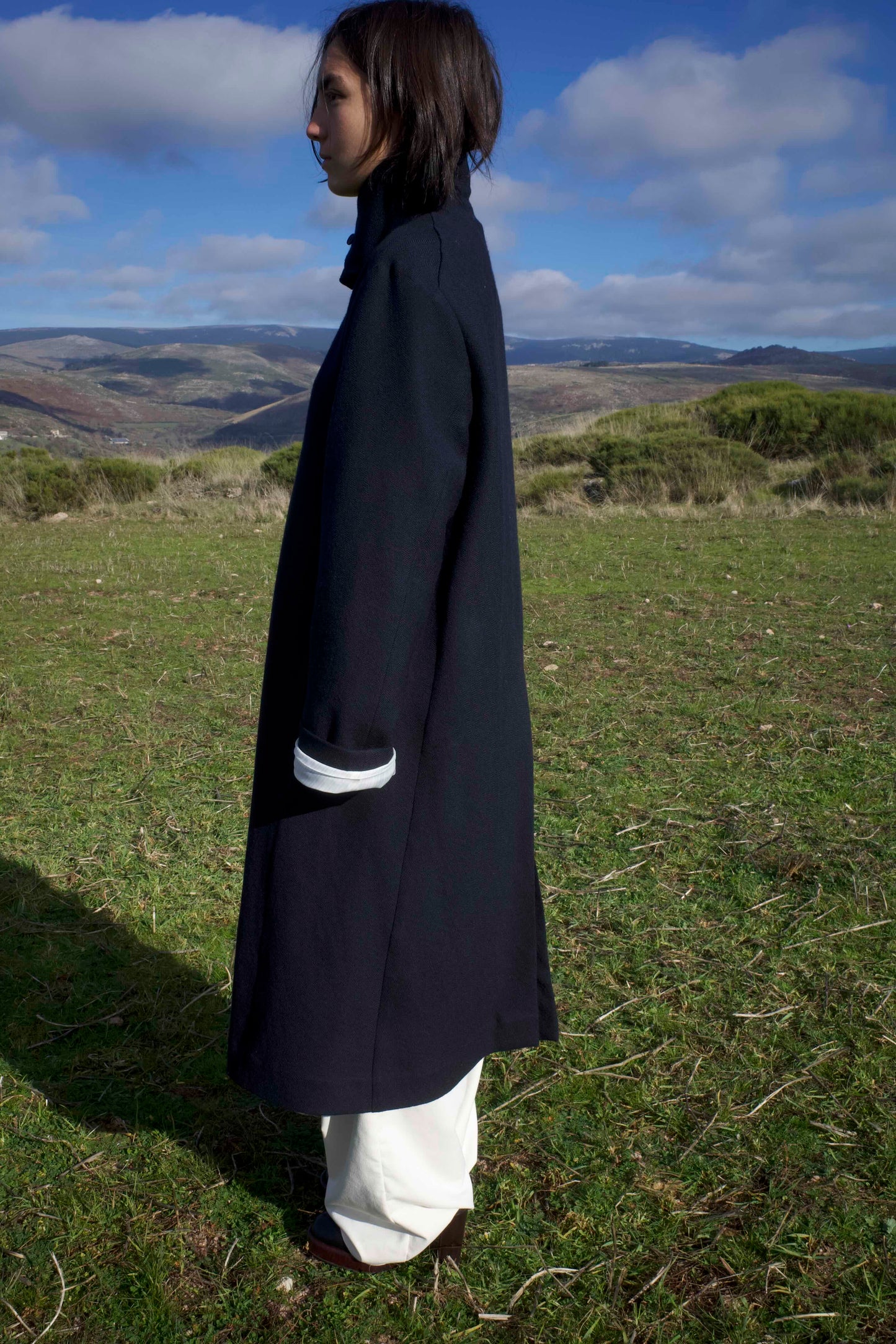 25AW RAYMOND HERRINGBONE AUTUMN COAT/VILLAGE HERRINGBONE