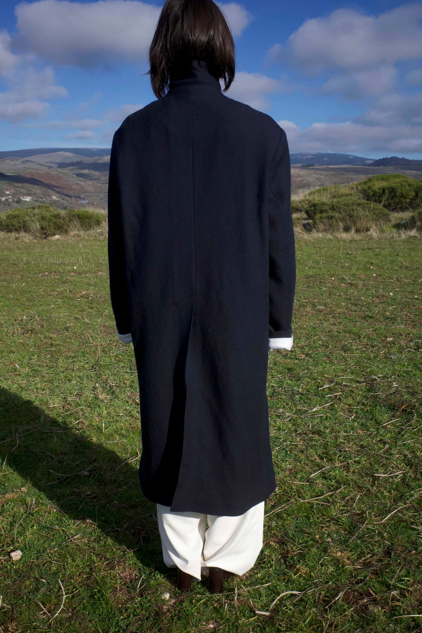 25AW RAYMOND HERRINGBONE AUTUMN COAT/VILLAGE HERRINGBONE