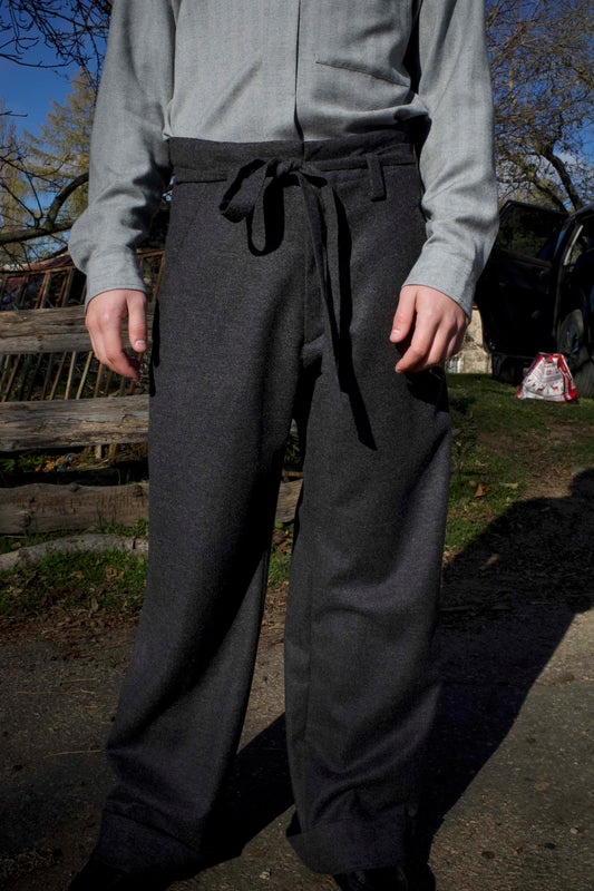 25AW ROADTRIP PANTS/FINE GRAINED TWEED