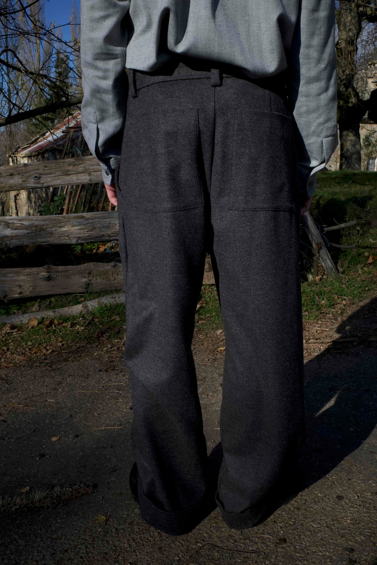 25AW ROADTRIP PANTS/FINE GRAINED TWEED