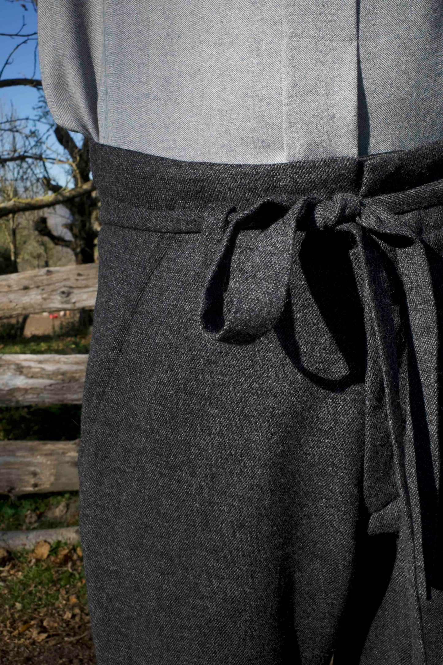 25AW ROADTRIP PANTS/FINE GRAINED TWEED