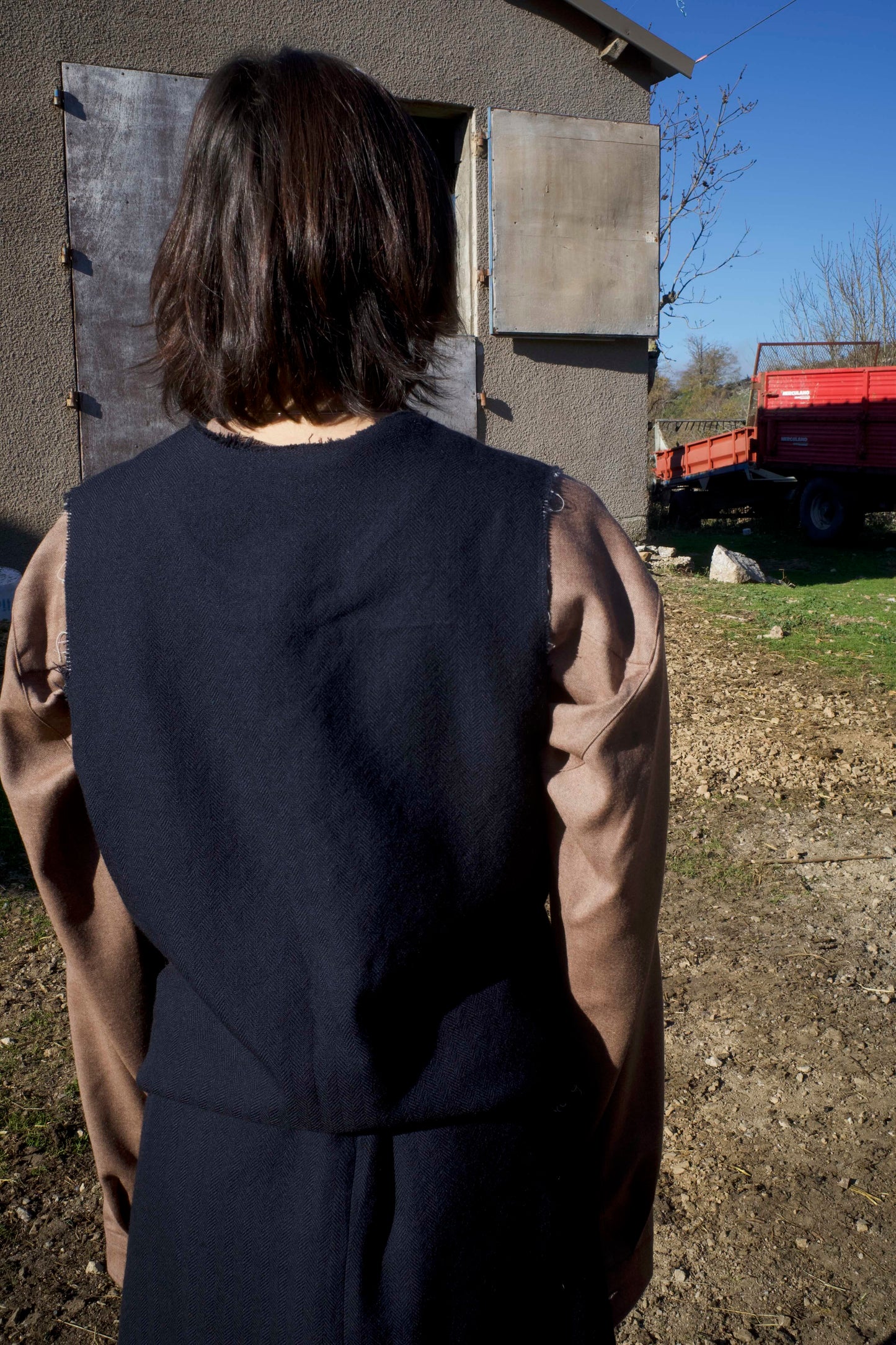 25AW RAYMOND HERRINGBONE VEST