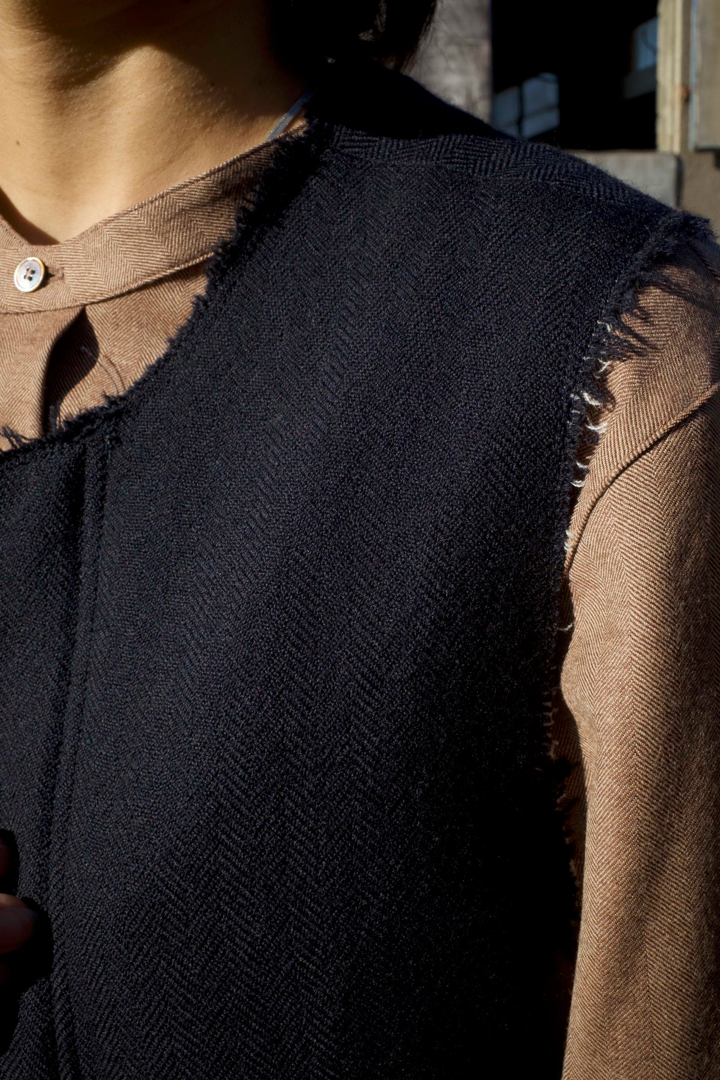 25AW RAYMOND HERRINGBONE VEST