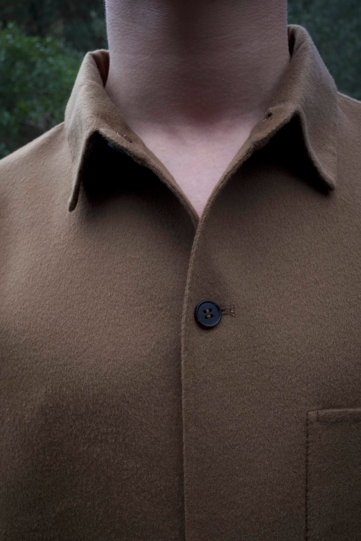 25AW LIGHT DOUBLE FACE SHIRT/SUPER FINE 110 MERINO WOOL