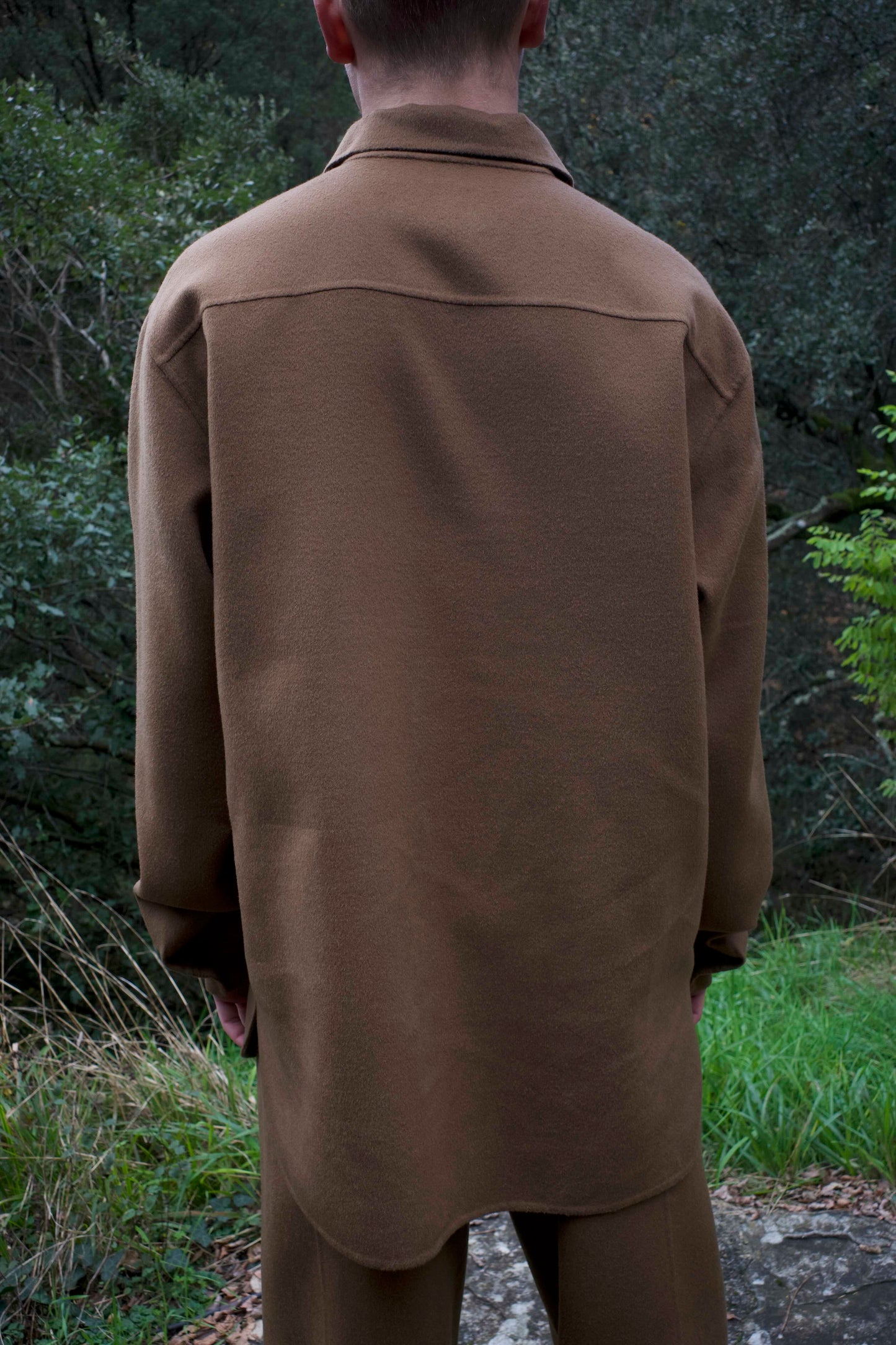 25AW LIGHT DOUBLE FACE SHIRT/SUPER FINE 110 MERINO WOOL