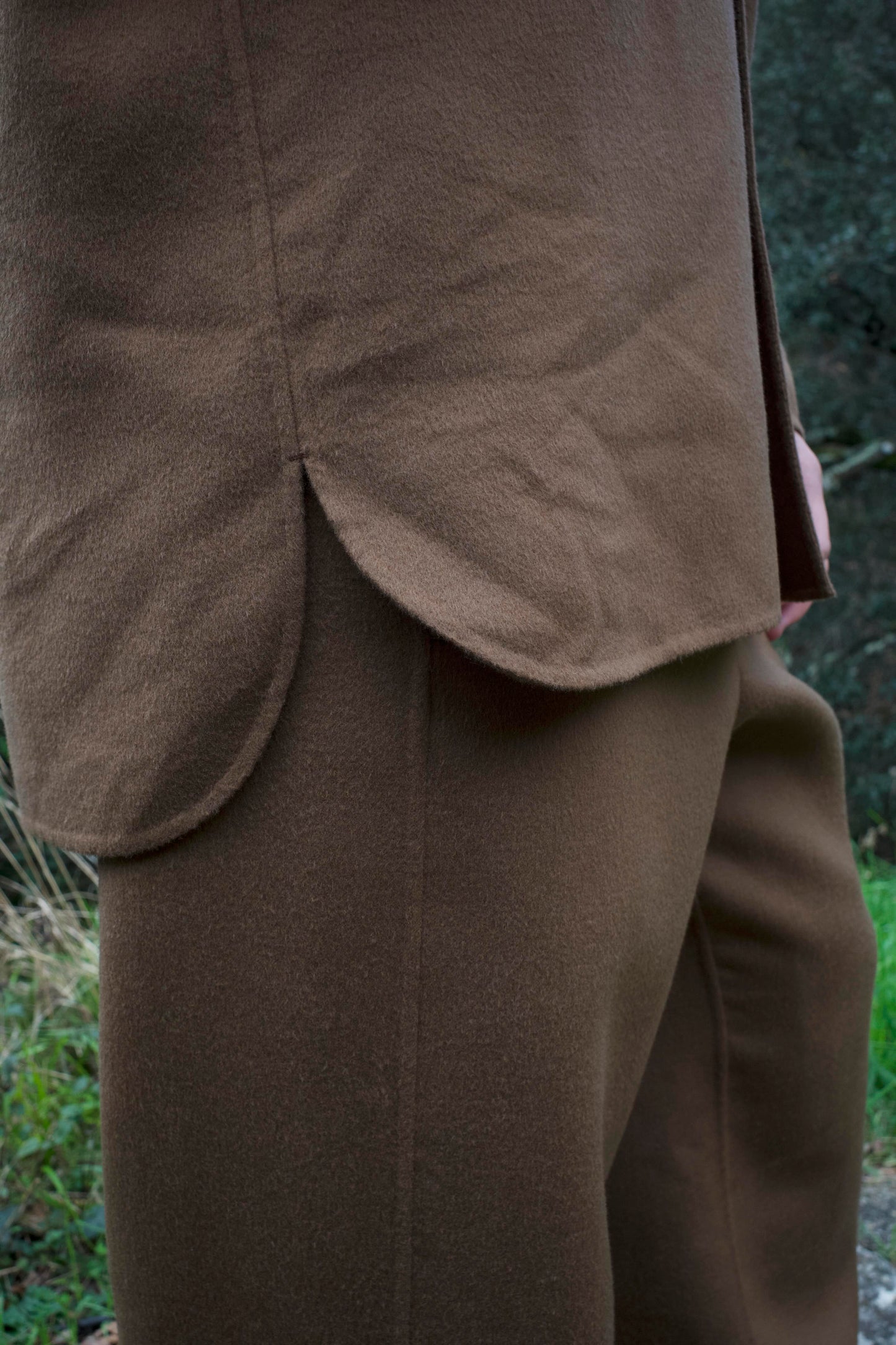 25AW LIGHT DOUBLE FACE SHIRT/SUPER FINE 110 MERINO WOOL