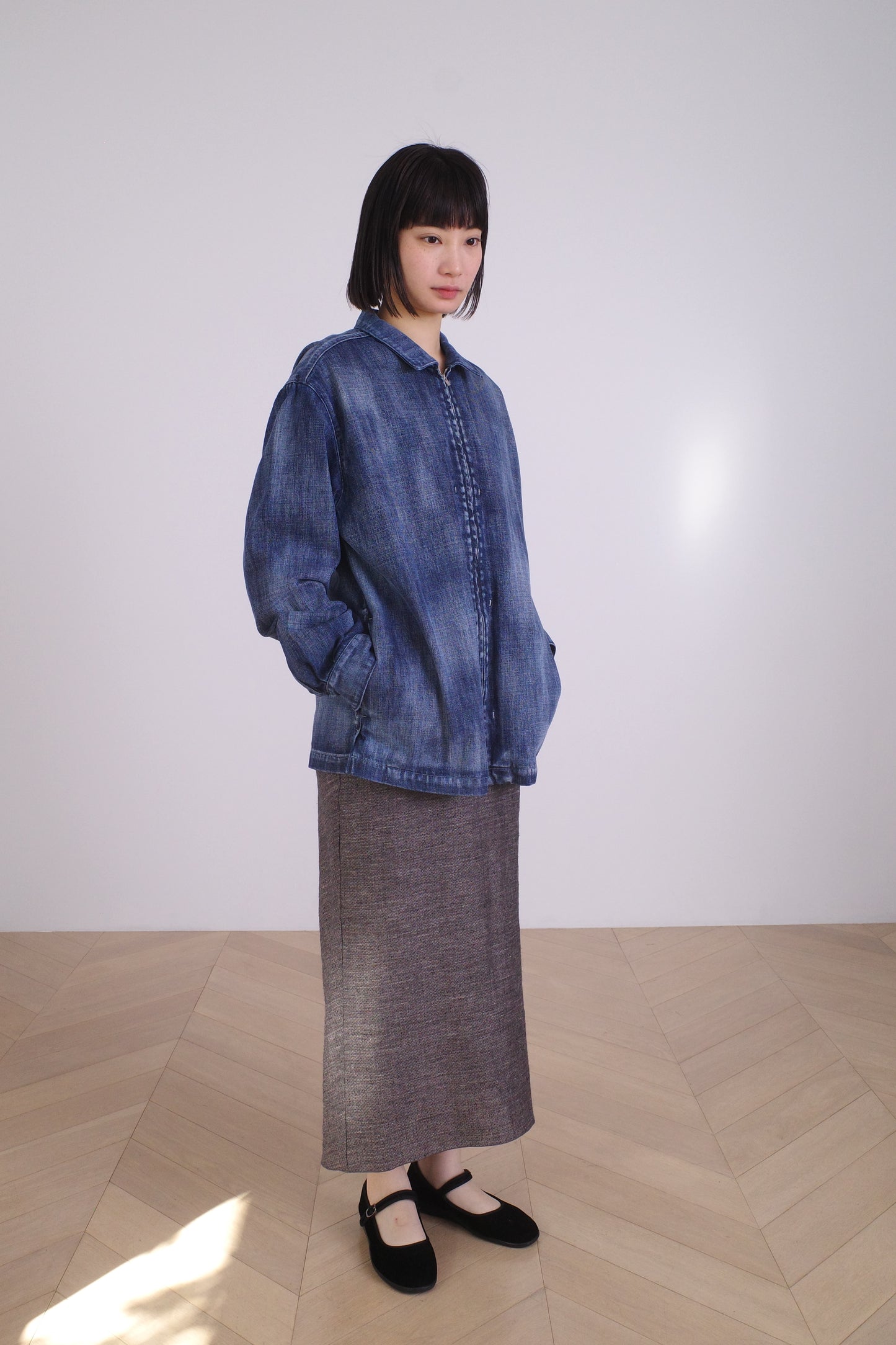 TOFU JACKET/スラブデニムクラウドブリーチ