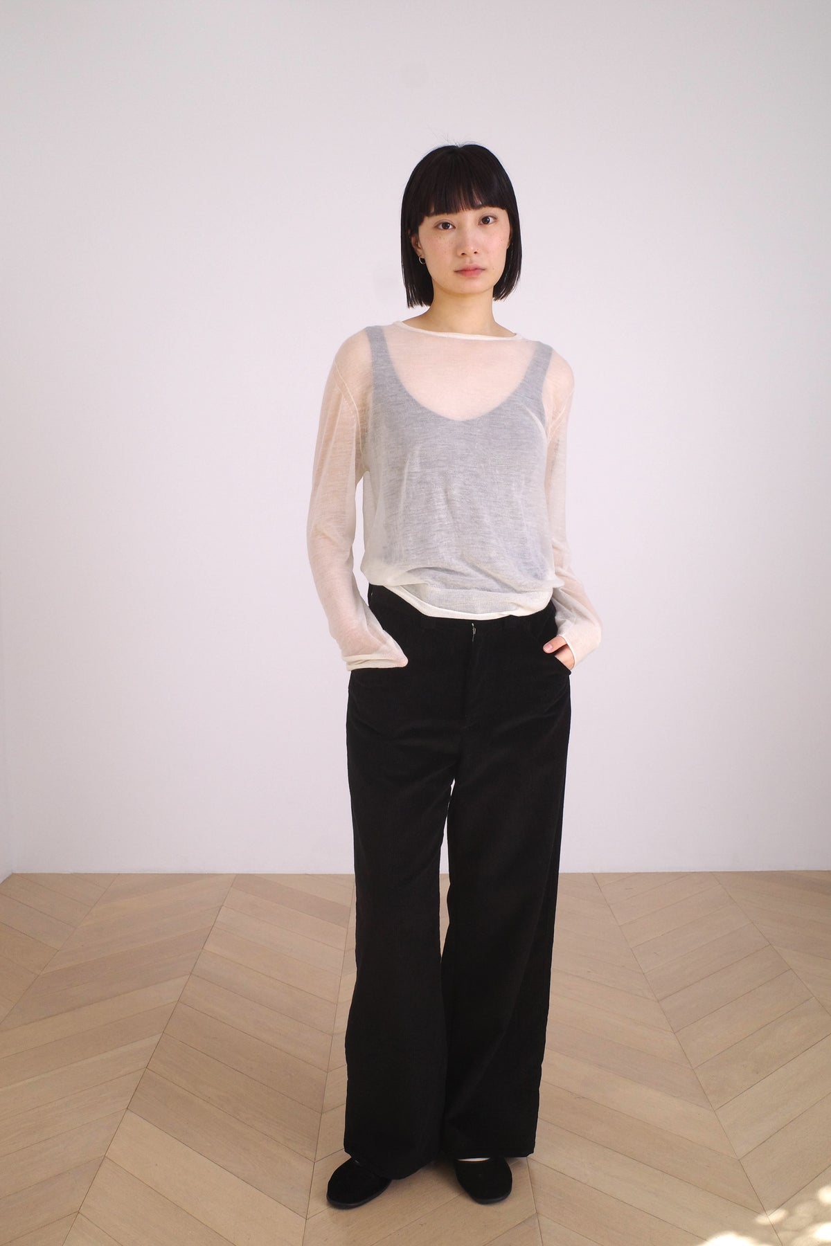 TEA HOUSE PANTS/LINEN CORDUROY