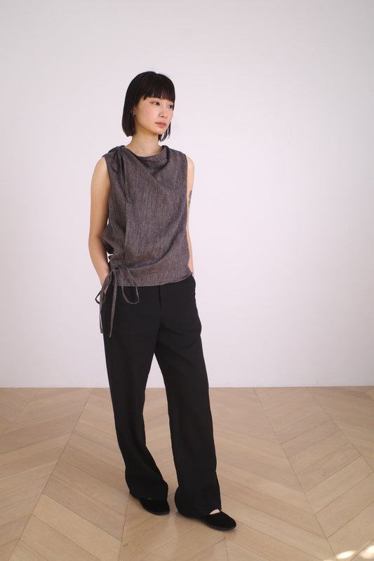 SHAXI BLOUSE/MELON DOBBY